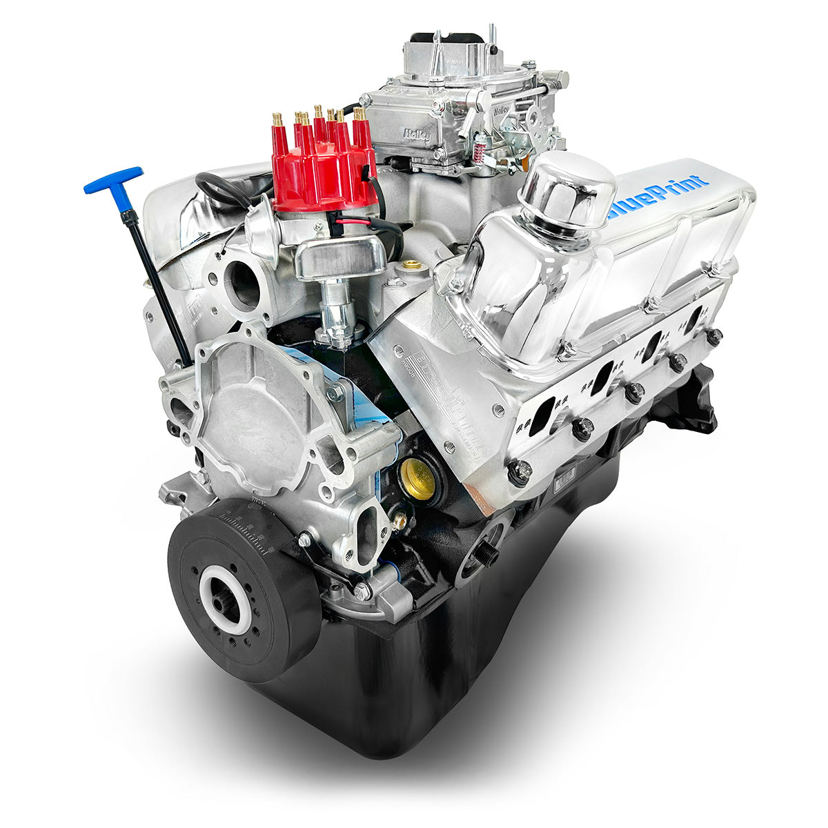 New BluePrint Small Block Ford 347 c.i. Crate Engine - dressed longblock w/ carb - BP3479CTC